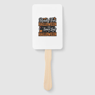 Ready For Halloween Since Last Halloween Vintage S Hand Fan