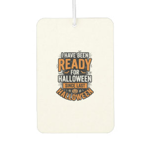 Ready For Halloween Vintage Spooky Shirt Design_1 Car Air Freshener