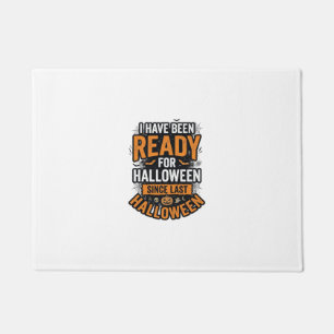 Ready For Halloween Vintage Spooky Shirt Design_1 Doormat