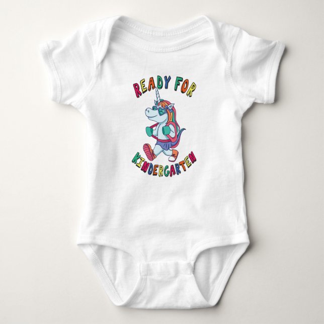 Ready for Kindergarten Baby Bodysuit (Front)