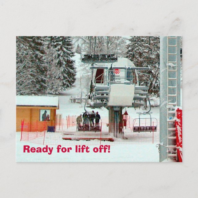 Ready for lift off postcard (Front)