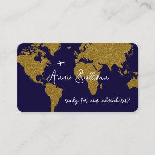 ready for new adventures? Travel Agent Business Card