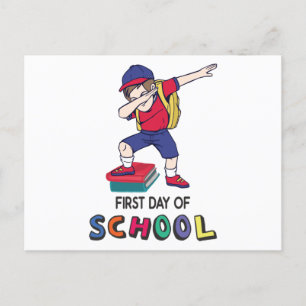 Ready for online school postcard