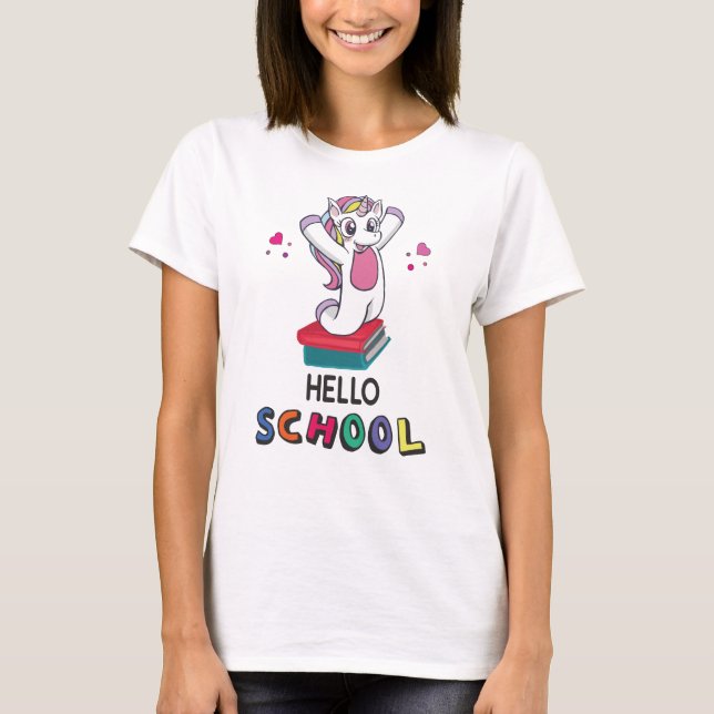Ready for online school T-Shirt (Front)