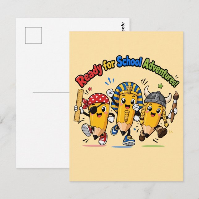 Ready for School Adventures Postcard (Front/Back)