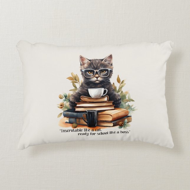 Ready For School Like A Boss Decorative Cushion (Front)