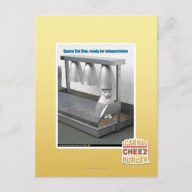 Ready for Teleportation Postcard (Front)