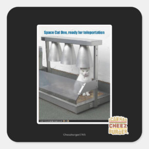 Ready for Teleportation Square Sticker