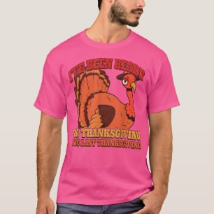 Ready For Thanksgiving, Funny Fall Autumn Retro Tu T-Shirt