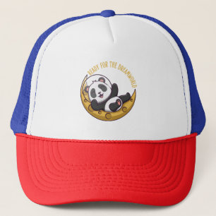 Ready for the dream world Hello little panda in pa Trucker Hat