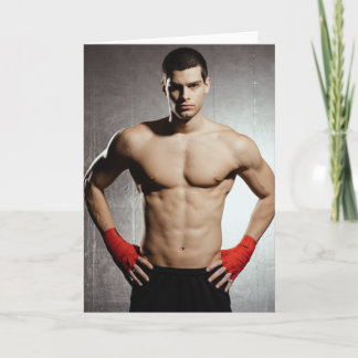 Ready for the Fight Greetings Card