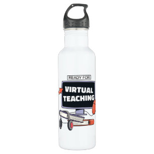 Ready for virtual teaching 710 ml water bottle