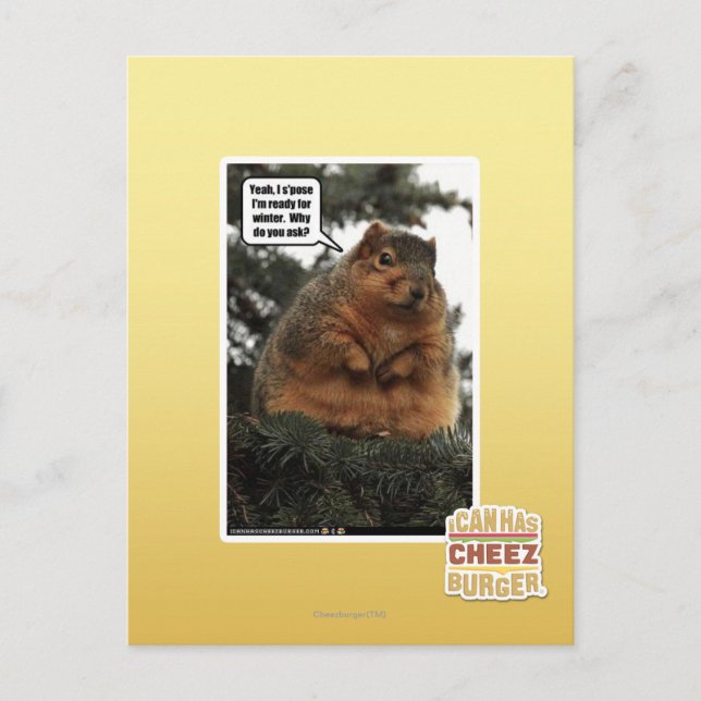 Ready for winter postcard (Front)