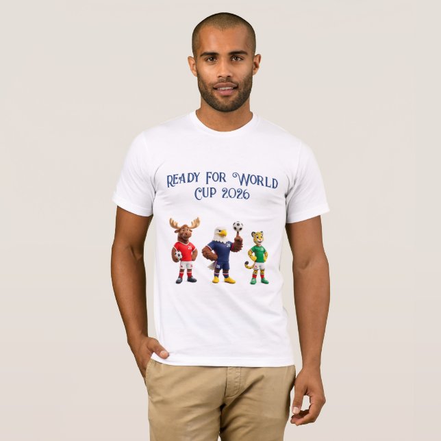 Ready For World Cup 2026 Host Nations T-Shirt (Front Full)