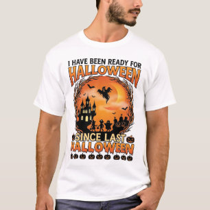 Ready Halloween Since Last Haunted Castle Ghost Ki T-Shirt
