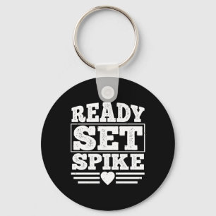 Ready Set Spike  Key Ring