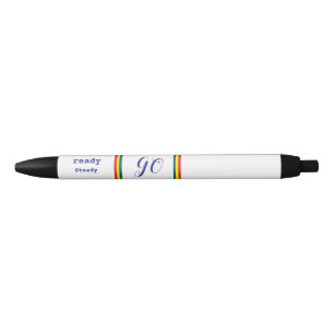 ready steady GO Black Ink Pen