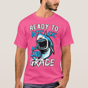 Ready To Attack 2nd Grade Boys Back To School Kids T-Shirt