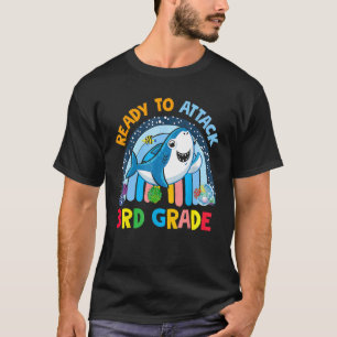 Ready To Attack 3rd Grade Boys Kids Back To Schoo T-Shirt