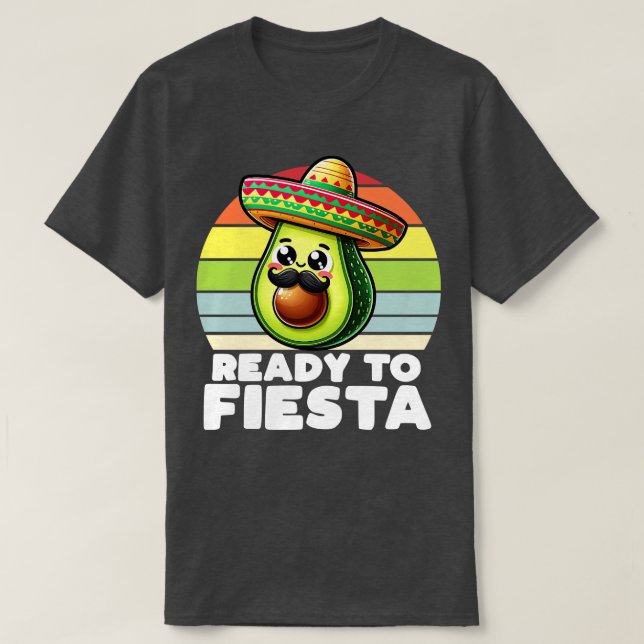 Ready To  Avocado T-Shirt (Design Front)