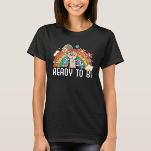 Ready to Bi Bisexual Rainbow Pride Bisexuality LGB T-Shirt