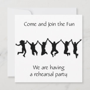**READY TO CELEBRATE **REHEARSAL PARTY** INVITE