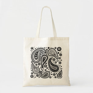 Ready to Colour Paisley Colouring Design Tote Bag
