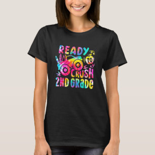 Ready To Crush 2nd Grade Boy Kid Second Grade Back T-Shirt