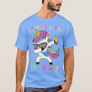 Ready To Crush 5th Grade Dabbing Unicorn Back to S T-Shirt
