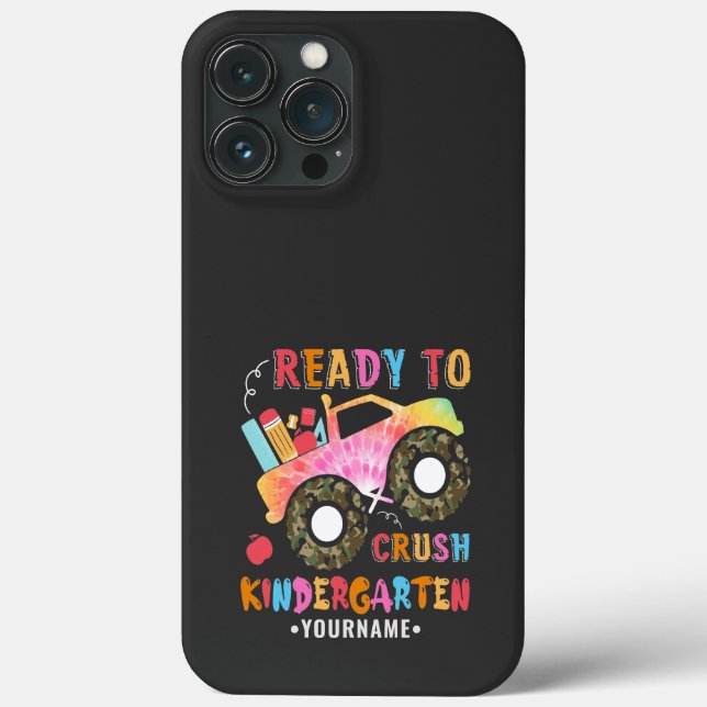 Ready To Crush Kindergarten 1st Day of School Case-Mate iPhone Case (Back)