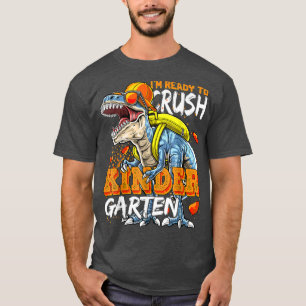Ready To Crush Kindergarten Dinosaur Back To Schoo T-Shirt