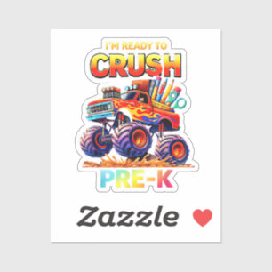 Ready to Crush Pre-K Monster Truck Back to School