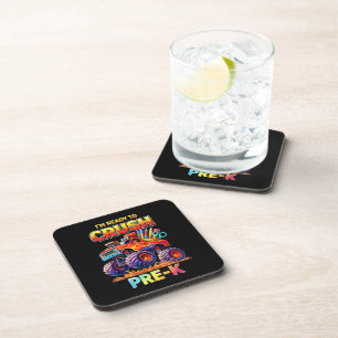 Ready to Crush Pre-K Monster Truck Back to School Coaster