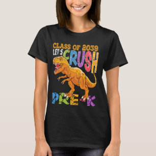 Ready To Crush PreK Dinosaur First Day Of Preschoo T-Shirt