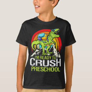 Ready To Crush Preschool Retro Back To School T-Shirt