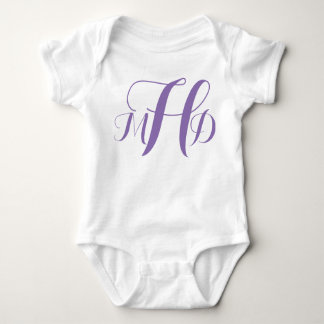 Ready to Customise Monogrammed Infant Fashion Baby Bodysuit