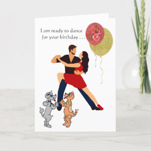 Ready to Dance for your Birthday Card