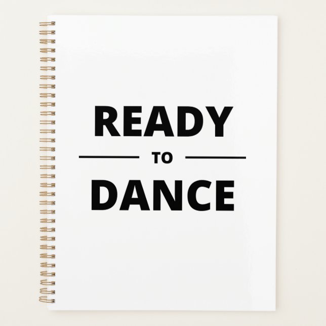 READY TO DANCE PLANNER (Front)