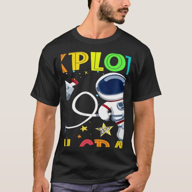 Ready To Explore 6th Grade Astronaut Back To Schoo T-Shirt (Front)