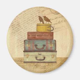 Ready To Fly Love Birds Magnet