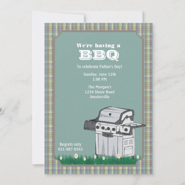 Ready to Grill Invitation (Front)