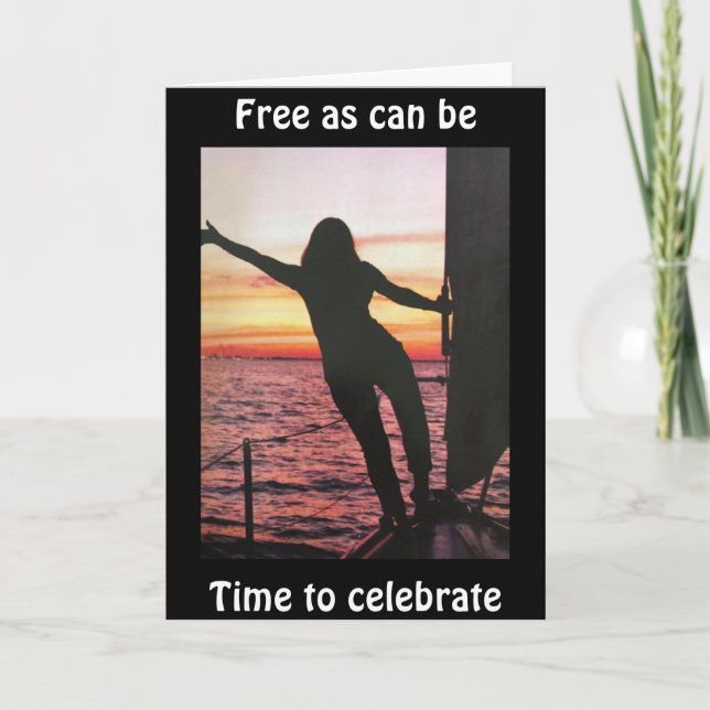 ***READY TO HIT THE WATER*** ENJOY BIRTHDAY CARD (Front)