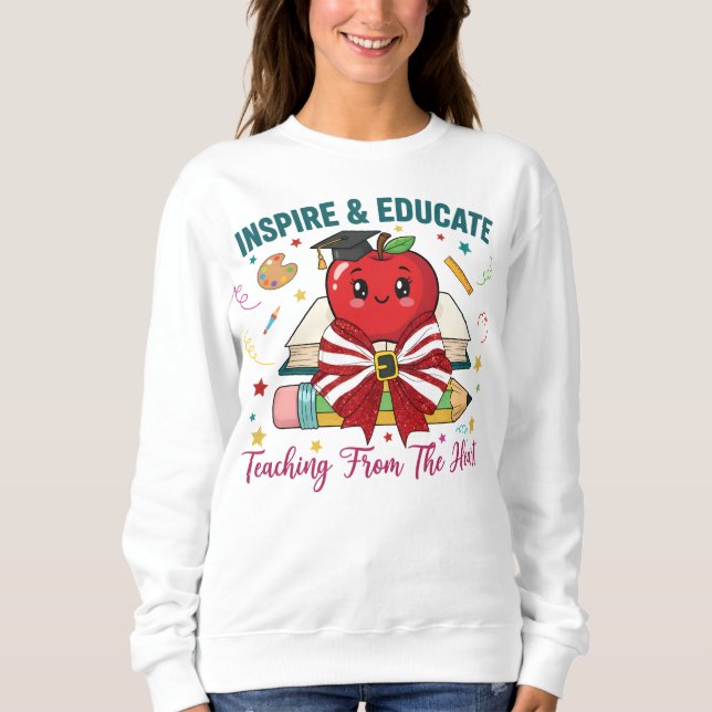 "Ready to Learn Back to School T-Shirt" Sweatshirt (Front)