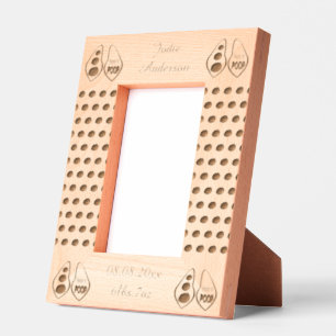 Ready to Poop New Baby Funny Green Pea Custom Etched Frames