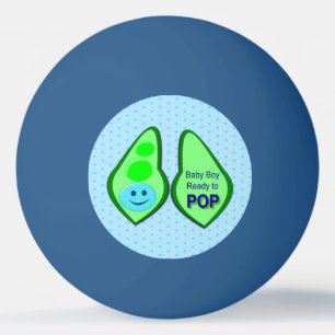 Ready to Pop Baby Boy Blue Pea Ping Pong Ball