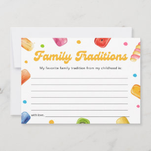 Ready to Pop Baby Shower Family Traditions Card