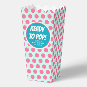 Ready to Pop Baby Shower Popcorn  Favour Box