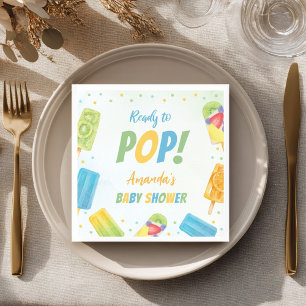 Ready To Pop Baby Shower Popsicle Napkins