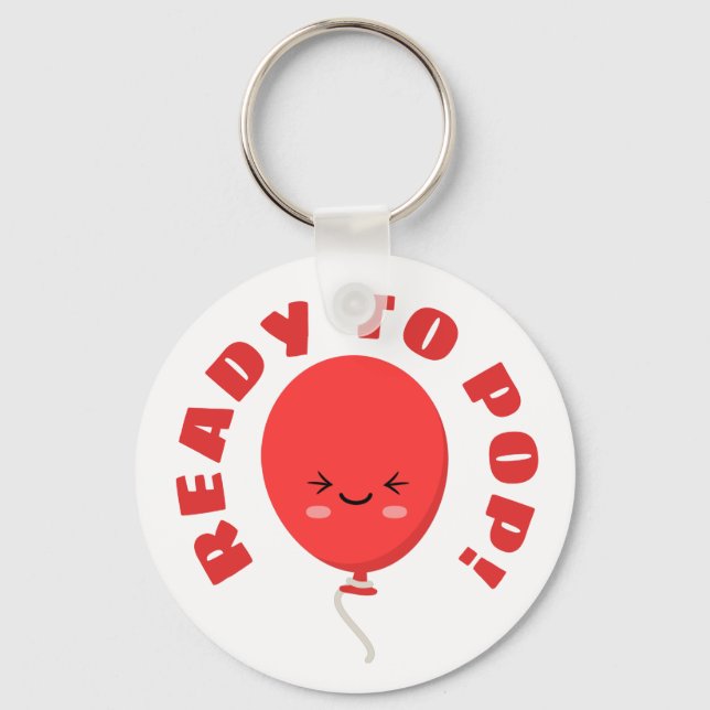 Ready to pop key ring (Front)