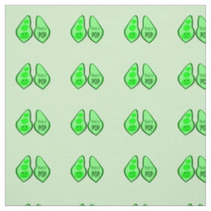 Ready to Pop Pregnant Green Pea Fabric